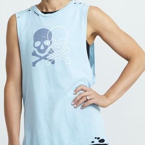 SoulCycle distressed tank